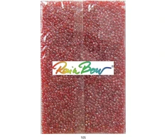 Stikliniai apvalūs karoliukai (biseris) Nr. 6/0 RainBow® 500g, spalva 105