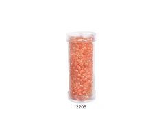 Stikliniai apvalūs karoliukai (biseris) Nr. 6/0 RainBow® plastikinėje tūbelėje 25 g, spalva 2205