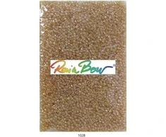 Stikliniai apvalūs karoliukai (biseris) Nr. 6/0 RainBow® 500g, spalva 102B