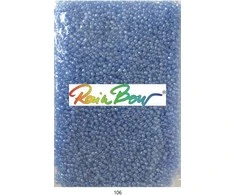 Stikliniai apvalūs karoliukai (biseris) Nr. 6/0 RainBow® 500g, spalva 106