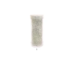 Stikliniai apvalūs karoliukai (biseris) Nr. 6/0 RainBow® plastikinėje tūbelėje 25 g, spalva 1
