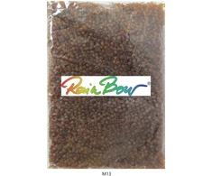 Stikliniai apvalūs karoliukai (biseris) Nr. 6/0 RainBow® 500g, spalva M13