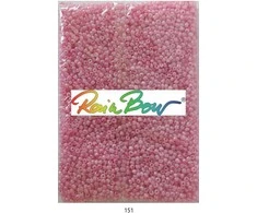 Stikliniai apvalūs karoliukai (biseris) Nr. 6/0 RainBow® 500g, spalva 151
