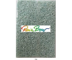 Stikliniai apvalūs karoliukai (biseris) Nr. 6/0 RainBow® 500g, spalva 154