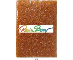 Stikliniai apvalūs karoliukai (biseris) Nr. 6/0 RainBow® 500g, spalva 169B