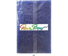 Stikliniai apvalūs karoliukai (biseris) Nr. 6/0 RainBow® 500g, spalva 303