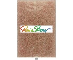 Stikliniai apvalūs karoliukai (biseris) Nr. 6/0 RainBow® 500g, spalva 207
