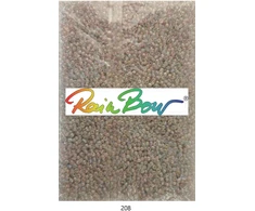 Stikliniai apvalūs karoliukai (biseris) Nr. 6/0 RainBow® 500g, spalva 208