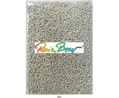 Stikliniai apvalūs karoliukai (biseris) Nr. 6/0 RainBow® 500g, spalva 963