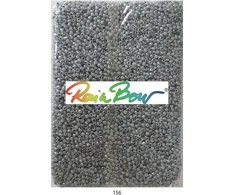 Stikliniai apvalūs karoliukai (biseris) Nr. 6/0 RainBow® 500g, spalva 156