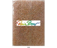 Stikliniai apvalūs karoliukai (biseris) Nr. 6/0 RainBow® 500g, spalva 2205