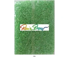 Stikliniai apvalūs karoliukai (biseris) Nr. 6/0 RainBow® 500g, spalva 135