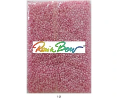 Stikliniai apvalūs karoliukai (biseris) Nr. 6/0 RainBow® 500g, spalva 151