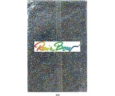 Stikliniai apvalūs karoliukai (biseris) Nr. 6/0 RainBow® 500g, spalva 604