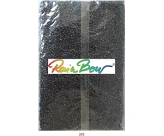 Stikliniai apvalūs karoliukai (biseris) Nr. 6/0 RainBow® 500g, spalva 305
