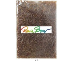 Stikliniai apvalūs karoliukai (biseris) Nr. 6/0 RainBow® 500g, spalva M13
