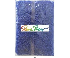 Stikliniai apvalūs karoliukai (biseris) Nr. 6/0 RainBow® 500g, spalva M8