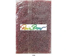 Stikliniai apvalūs karoliukai (biseris) Nr. 6/0 RainBow® 500g, spalva 105B