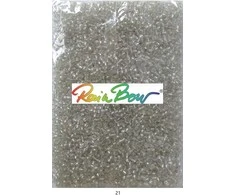 Stikliniai apvalūs karoliukai (biseris) Nr. 6/0 RainBow® 500g, spalva 21