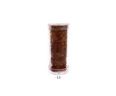 Stikliniai apvalūs karoliukai (biseris) Nr. 6/0 RainBow® plastikinėje tūbelėje 25 g, spalva 13