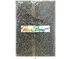 Stikliniai apvalūs karoliukai (biseris) Nr. 6/0 RainBow® 500g, spalva 52