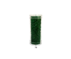 Stikliniai apvalūs karoliukai (biseris) Nr. 6/0 RainBow® plastikinėje tūbelėje 25 g, spalva 7B