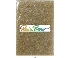 Stikliniai apvalūs karoliukai (biseris) Nr. 6/0 RainBow® 500g, spalva 102