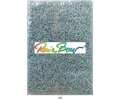Stikliniai apvalūs karoliukai (biseris) Nr. 6/0 RainBow® 500g, spalva 143