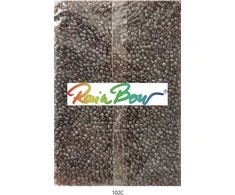 Stikliniai apvalūs karoliukai (biseris) Nr. 6/0 RainBow® 500g, spalva 102C