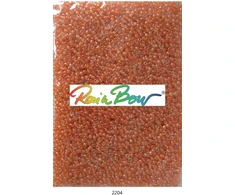 Stikliniai apvalūs karoliukai (biseris) Nr. 6/0 RainBow® 500g, spalva 2204