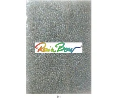 Stikliniai apvalūs karoliukai (biseris) Nr. 6/0 RainBow® 500g, spalva 211