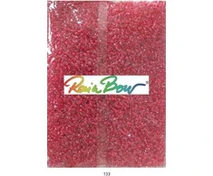 Stikliniai apvalūs karoliukai (biseris) Nr. 6/0 RainBow® 500g, spalva 133