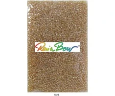 Stikliniai apvalūs karoliukai (biseris) Nr. 6/0 RainBow® 500g, spalva 102B
