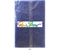 Stikliniai apvalūs karoliukai (biseris) Nr. 6/0 RainBow® 500g, spalva 303