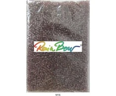 Stikliniai apvalūs karoliukai (biseris) Nr. 6/0 RainBow® 500g, spalva M16
