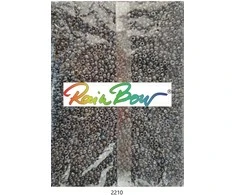 Stikliniai apvalūs karoliukai (biseris) Nr. 6/0 RainBow® 500g, spalva 2210