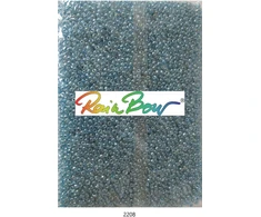 Stikliniai apvalūs karoliukai (biseris) Nr. 6/0 RainBow® 500g, spalva 2208