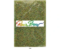 Stikliniai apvalūs karoliukai (biseris) Nr. 6/0 RainBow® 500g, spalva 164