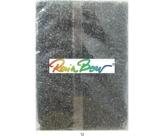 Stikliniai apvalūs karoliukai (biseris) Nr. 6/0 RainBow® 500g, spalva 12