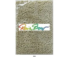 Stikliniai apvalūs karoliukai (biseris) Nr. 6/0 RainBow® 500g, spalva 965