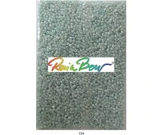 Stikliniai apvalūs karoliukai (biseris) Nr. 6/0 RainBow® 500g, spalva 154