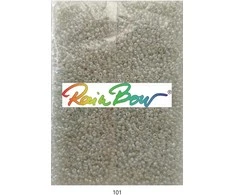 Stikliniai apvalūs karoliukai (biseris) Nr. 6/0 RainBow® 500g, spalva 101