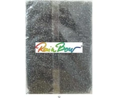 Stikliniai apvalūs karoliukai (biseris) Nr. 6/0 RainBow® 500g, spalva 12