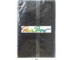 Stikliniai apvalūs karoliukai (biseris) Nr. 6/0 RainBow® 500g, spalva 305