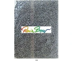 Stikliniai apvalūs karoliukai (biseris) Nr. 6/0 RainBow® 500g, spalva 129