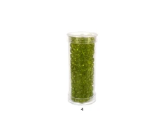 Stikliniai apvalūs karoliukai (biseris) Nr. 6/0 RainBow® plastikinėje tūbelėje 25 g, spalva 4