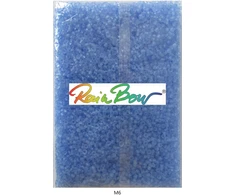 Stikliniai apvalūs karoliukai (biseris) Nr. 6/0 RainBow® 500g, spalva M6