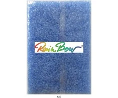 Stikliniai apvalūs karoliukai (biseris) Nr. 6/0 RainBow® 500g, spalva M6