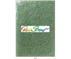 Stikliniai apvalūs karoliukai (biseris) Nr. 6/0 RainBow® 500g, spalva 212