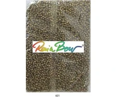 Stikliniai apvalūs karoliukai (biseris) Nr. 6/0 RainBow® 500g, spalva 601